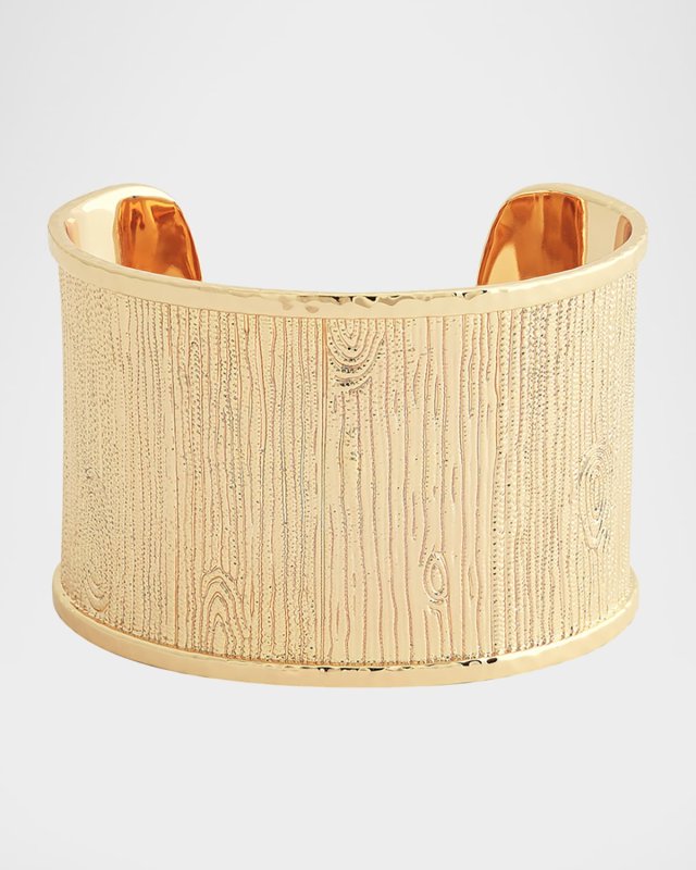 Enchanted Forest Bark Cuff Bracelet